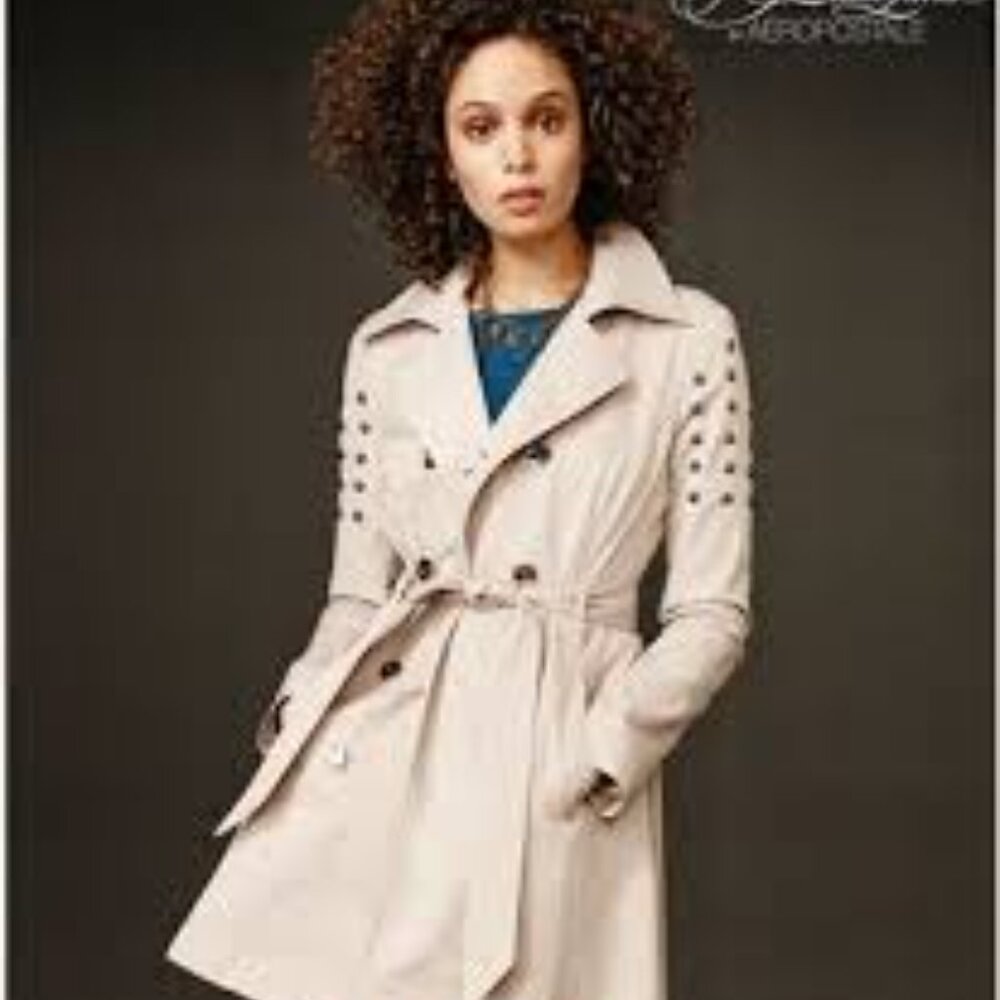 NWT Aeropostale Pretty Little Liars Spencer Studded Trench Coat